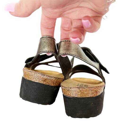 NAOT Kayla Radiant Copper Metallic Sandals Sz 12 - Picture 5 of 7